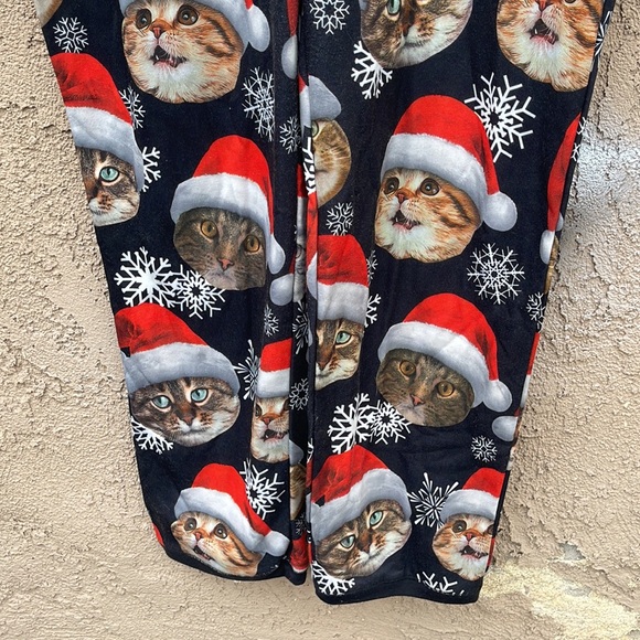 Dec.25th Ugly Christmas Sweater Jumper Kitty Cats Sz XXL Pajamas - Picture 3 of 9